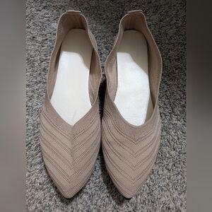 Taupe flats